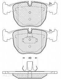 DISC BRAKE PADS FRONT BMW