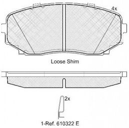 DISC BRAKE PADS 