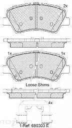 DISC BRAKE PADS 