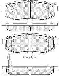 DISC BRAKE PADS 