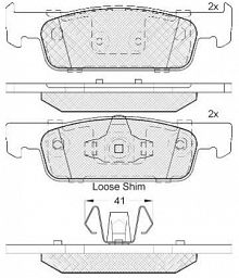 DISC BRAKE PADS 