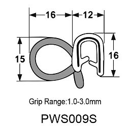 PINCHWELD – EPDM SIDE BULB/FLAP SPONGE SEAL