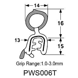 PINCHWELD – EPDM TOP BULB SPONGE SEAL