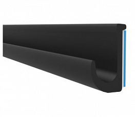 RUBBER EXTRUSIONS - DRIP RAIL 12.7x23mm (Black)
