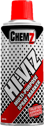 CHEMZ HI-VIZ RED MARKER SPRAY