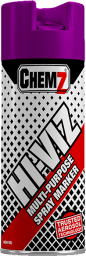 CHEMZ HI-VIZ PURPLE MARKER SPRAY UPSIDE DOWN