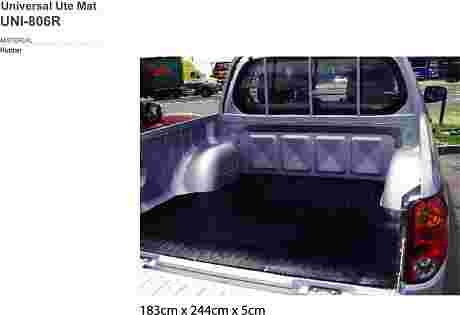 UNIVERSAL UTE MAT - TRAY MAT 