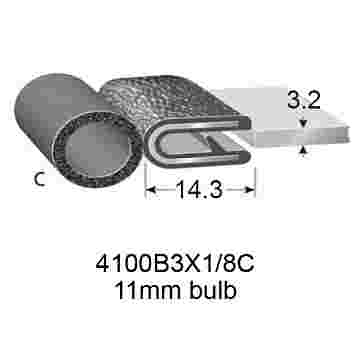 PINCHWELD BLACK TOP BULB 11mm
