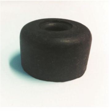 BUFFER RUBBER ROUND - (BLACK)