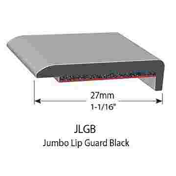 RUBBER EXTRUSIONS - JUMBO LIP GUARD - 27mm