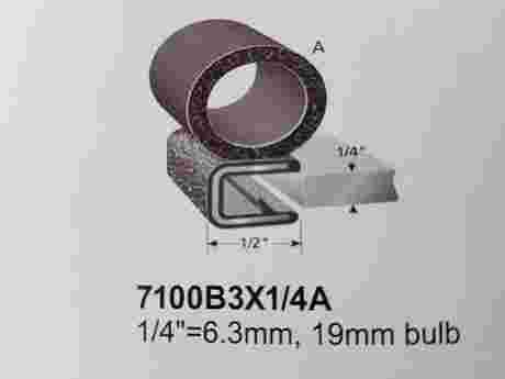 PINCHWELD WITH 19mm BULB - 6.3mm PANEL (1/4")