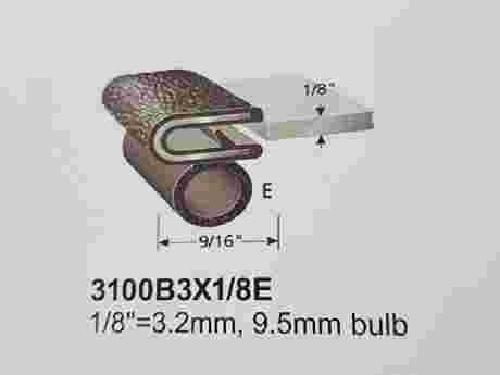 PINCHWELD WITH 9.5mm BULB - 3.2mm PANEL (1/8")