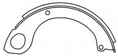 BRAKE SHOE 