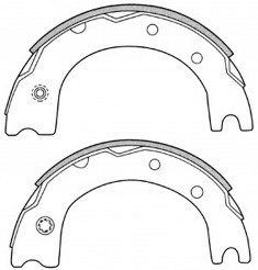 BRAKE SHOE HANDBRAKE TOYOTA 