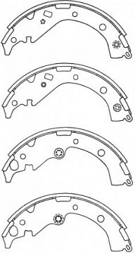 BRAKE SHOE REAR TOYOTA 