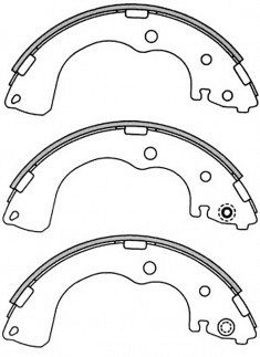 BRAKE SHOE REAR MAZDA MPV