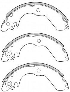 BRAKE SHOE MITSUBISHI 