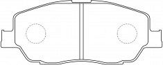 DISC BRAKE PADS FRONT 