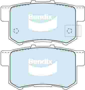 DISC BRAKE PADS REAR HONDA