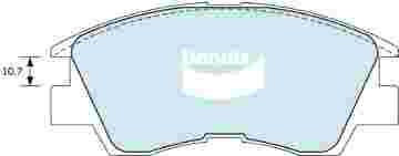 DISC BRAKE PADS MISTUBISHI 