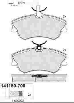 DISC BRAKE PADS 