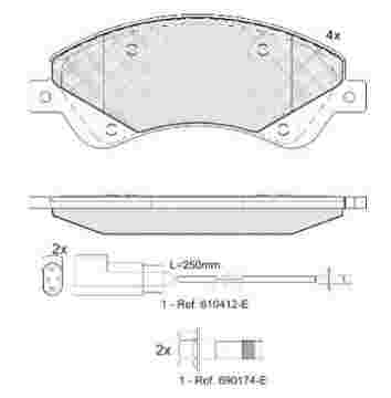 DISC BRAKE PADS 