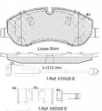 DISC BRAKE PADS 