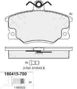 DISC BRAKE PADS 