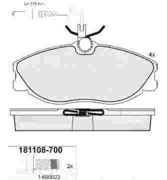 DISC BRAKE PADS 