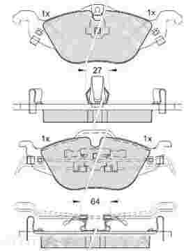 DISC BRAKE PADS 