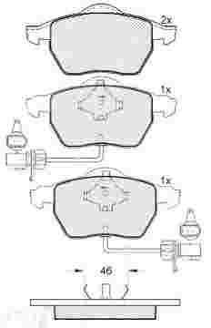 DISC BRAKE PADS 