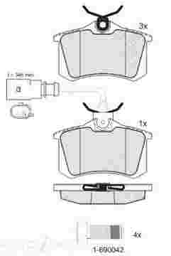 DISC BRAKE PADS 