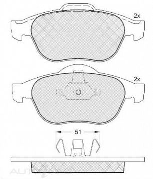 DISC BRAKE PADS 