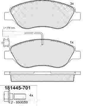 DISC BRAKE PADS 