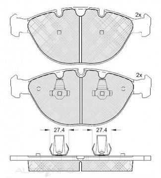 DISC BRAKE PADS 