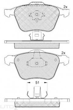 DISC BRAKE PADS 