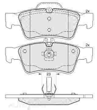 DISC BRAKE PADS 