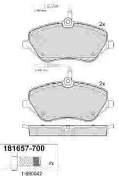 DISC BRAKE PADS 