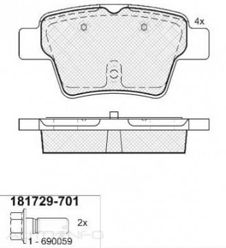 DISC BRAKE PADS 