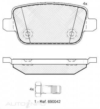 DISC BRAKE PADS 