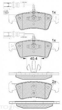 DISC BRAKE PADS 