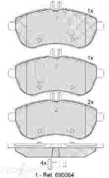 DISC BRAKE PADS 