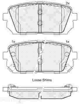 DISC BRAKE PADS 