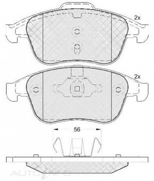 DISC BRAKE PADS 