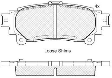 DISC BRAKE PADS 