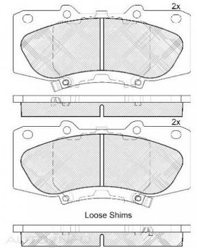 DISC BRAKE PADS 