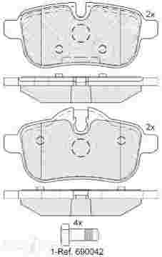 DISC BRAKE PADS 