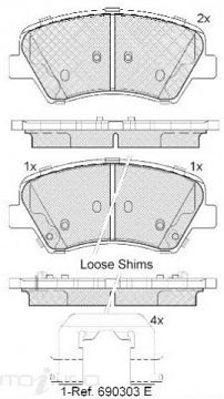 DISC BRAKE PADS 