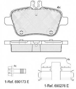 DISC BRAKE PADS 