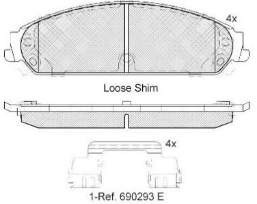 DISC BRAKE PADS 